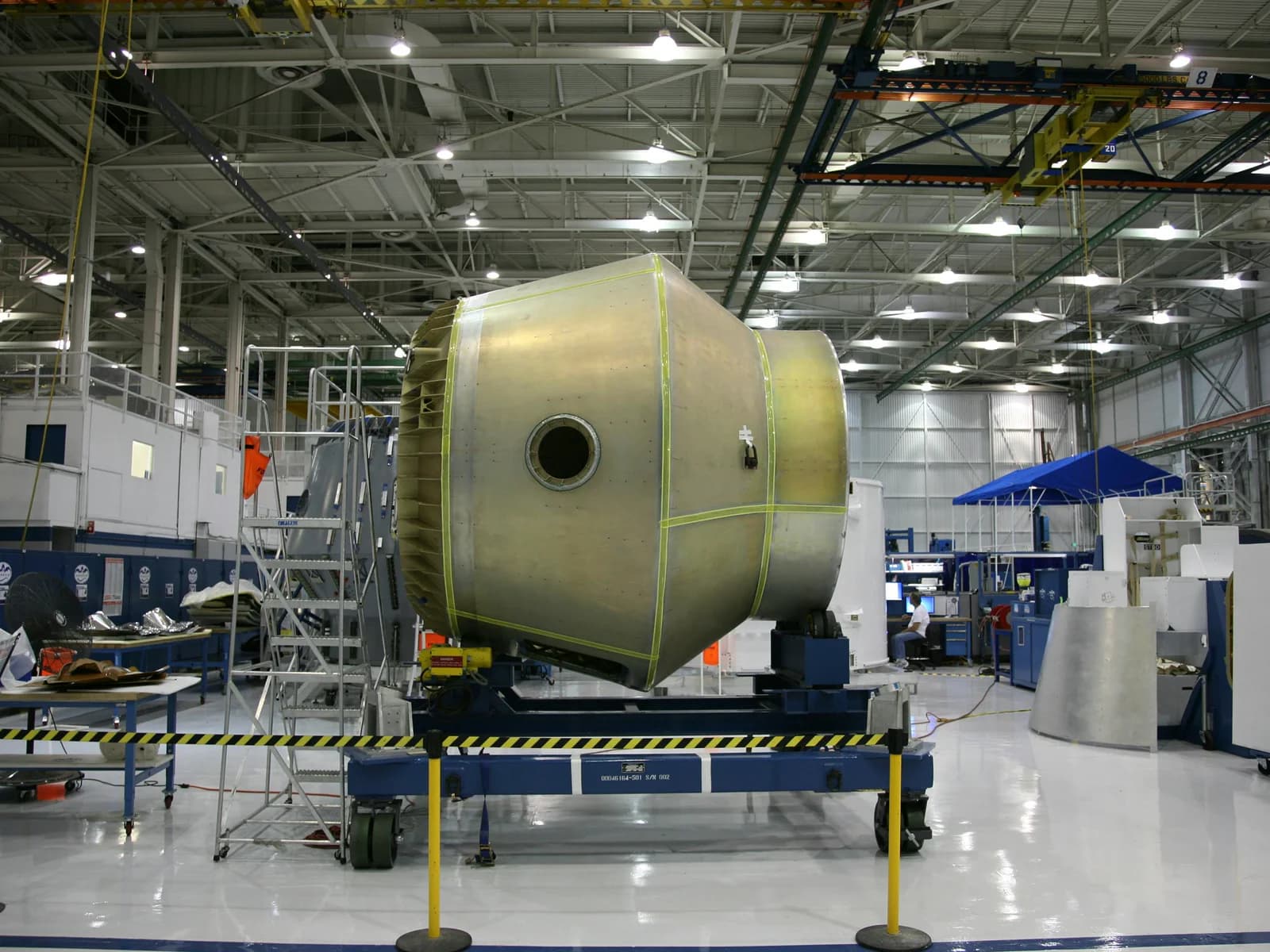 Aerospace precision sheet metal manufacturing in modern factory