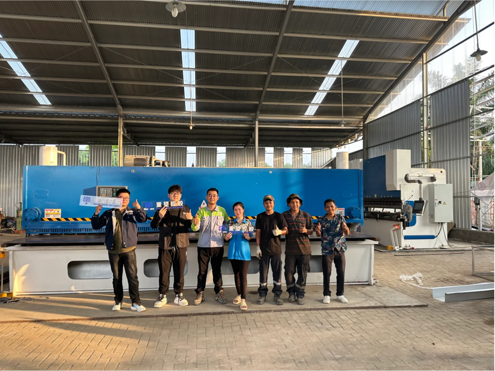 300T3200×2 Tandem Press Brake for 12mm Carbon Steel Bending in Indonesia